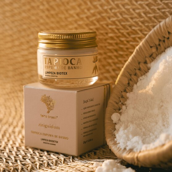 Espuma de Banho Feito Brasil Tapioca Limpeza Biodetox